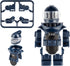 Toy Soldiers Figures Dark Blue Bomb Disposal Suit Armor E.O.D Suit Toys Military Equipment Custom Minifigure Compatible with Mini figure of Major ...