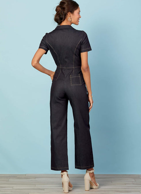 McCall Pattern Petite Long and Short Women's Jumpsuit, Sizes 6-14 Sewing Pattern...
