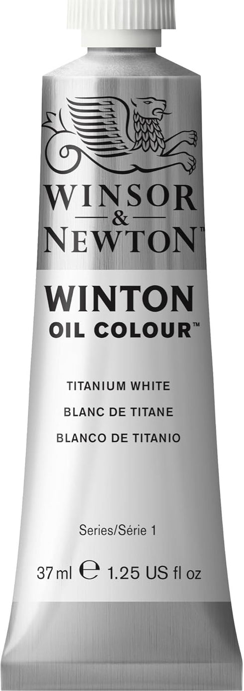 Winsor & Newton Winton Oil Color, 37ml (1.25-oz) Tube, Titanium White...