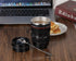 Camera Lens Coffee Mugs,Stainless Steel Lens Cups with Four Leaf Clover Spoon,Novelty Christmas Gifts for Photographers Sweeties Dad Men Women Pho...