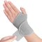 2 Pack Wrist Support Brace/Carpal Tunnel/Wrist Brace/Hand Support, Adjustable Wrist Support for Arthritis and Tendinitis, Joint Pain Relief (Gray)...