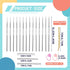 BAGERLA 14 Sizes Crochet Hooks(0.5-1.9mm), Iron Ergonomic Crochet Hooks Set with Big Eye Yarn Needle and Stitch Markers Clip Extra Long Crochet Ne...