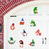 12Pcs Christmas Gnome Refrigerator Magnets Christmas Gnome Fridge Garage Door Magnets Stickers Gnome Christmas Holiday Decorations Ornaments for F...