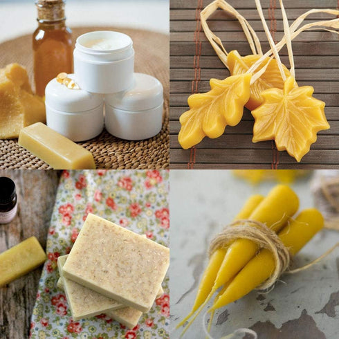 EricX Light Beeswax Bars 7oz,1oz for Each Beeswax Bars,Pack of 7,Cosmetic Grade...