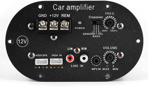 Car Amplifier Board 12V, Audio 120W Pure Full Bass Subwoofer Core Auto Stereo Speaker Amp...
