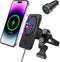 Magnetic Wireless Car Charger, Design for MagSafe Car Mount Charger, Strong Magnetic 15W Fast Charging Car Charger Phone Holder with USB Car Charg...