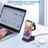 Charging Station for Multiple Devices,Cabepow 3 in 1 Fast Charging Station Dock for iPhone Series 14 Pro Max/13/12/11/X/8 Plus,for Airpods, Wirele...