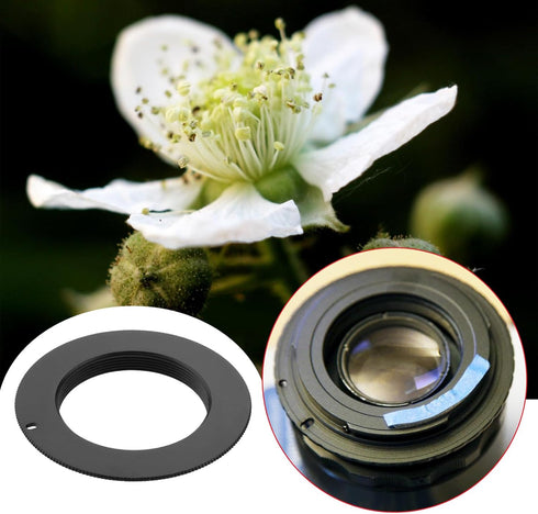 2pcs Camera Lens Adapter Ring 42mm ID 65mm OD Aluminum Alloy Camera Lens Mount Ring Compatible with Canon EOS Camera 300D 350D 400D 450D...