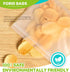 FORID Reusable Storage Bags, 12 Pack Extra Thick Freezer bags (2 Reusable Gallon Bags, 5 Reusable Sandwich Bags, 5 Reusable Snack Bags) FDA Grade ...