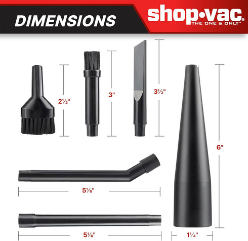 Shop Vac Micro-cleaning 80189 (1-1/4" / 3,2 cm)...