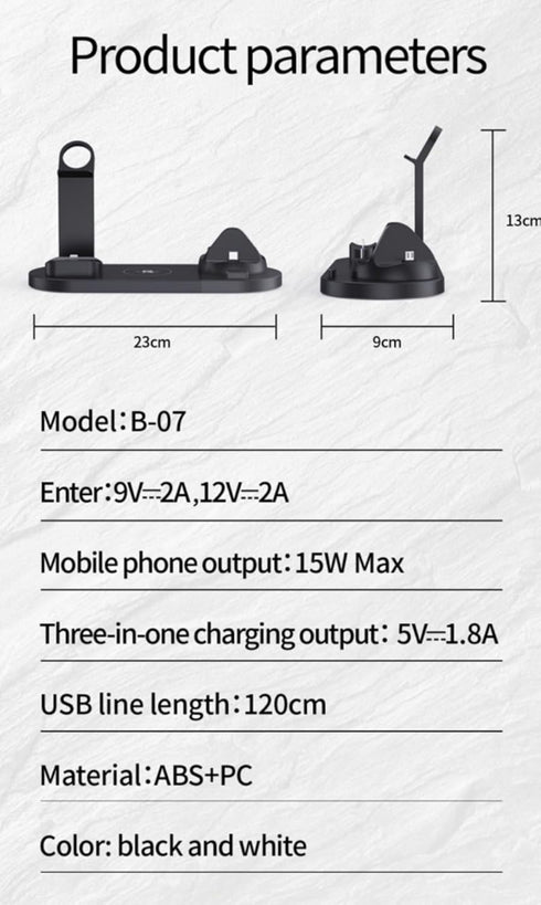 5 in 1 Qi Wireless Charging Station for Apple iPhone Xs Max XR 12 11 Pro Max X 8 7 Plus iPad Air Pods It's time to Upgrade Your Office Space with ...