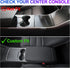 CICMOD Car USB Charger for Tesla Model 3/Y 2021 2022 2023 Multi Port USB Hub Docking Station with Touch Control Blue LED Light, Fit Center Console...