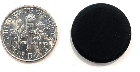 Button Covers Prevent Shirt Holes (4-Pack, Black & Clear)...