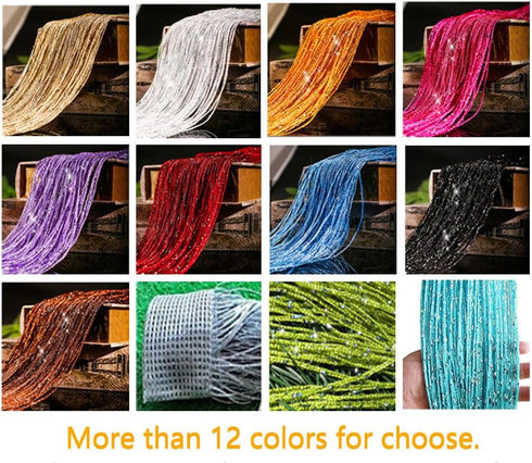 1x2 M Door String Curtain Rare Flat Thread Fringe Panel Room Divider Cute Strip Tassel for Wedding Coffee House Restaurant Parts...