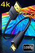 Micro USB to HDMI Converter, 4K 1080P HDMI Extender Cable 1.5M/ 5ft Adapter, Copy and Expand Videos Pictures from Mobile Phone or Tablet to HDTV M...