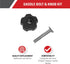 Simpson Cleaning 7107941 Replacement Saddle Bolt and Knob Repair Kit for Handles on Gas Powered Pressure Washers, Black...