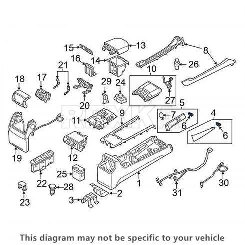 Rexka 50 pcs Trim Panel & Dash Console Clips for Hyundai Kia 84747-2L000 Accent Azera Elantra Sonata Tucson Volster Forte Rio Sorrento Soul...