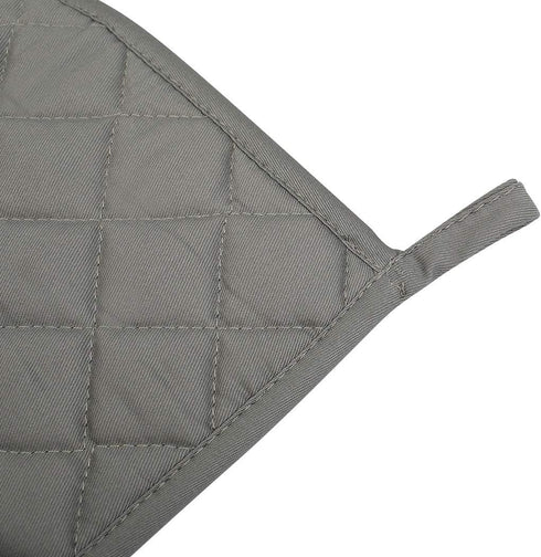 6 Pack Potholders Kitchen Pot Holders Set,Cotton Pot Holders for Kitchen 7 inch hot Pads,Heat Resistant Hot Pads for Cooking and Baking Dark Grey...