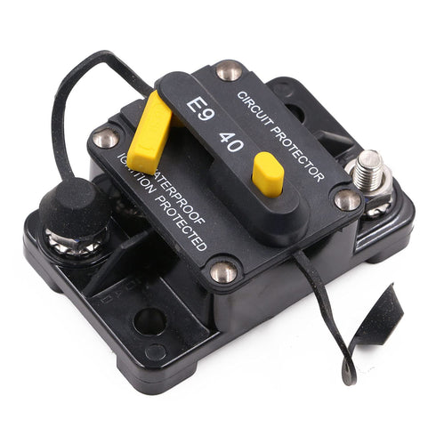 12V-72V 40A Manual Reset Circuit Breaker for RV Truck Car Stereo Audio Electronic Solar LiFePO4 / Lithium Batteries System, Marine Boat Trolling M...
