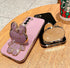 for Samsung Galaxy A25 5G Case Cute Hidden Rabbit Bunny Mirror Kickstand,Galaxy A25 Phone Case Girly Glitter Soft TPU Bumper Full Camera Protectio...