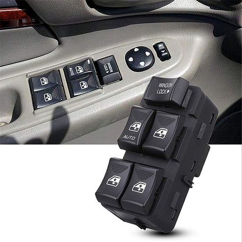 Power Master Window Switch 10283834 - Compatible with Chevy Impala 2000-2005, Buick Rendezvous 2002-2003 - Replace 10422427...