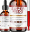 Liquid Super Reds Phytonutrient Superfood Drops | Phytonutrient Blend containing Polyphenols | Antioxidants & More | Great Taste 2oz - 30 Day Supp...