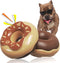 Dog Chew Toys for Aggressive Chewers, Indestructible Tough Squeaky Mental Stimulation Teeth Grinding Interactive Dog Chew Toys for Small/Medium/La...