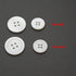 White Genuine Mother of Pearl Buttons, 22PCS/Pack(16PCS 15MM+6PCS 20MM), Natural MOP Pearl Shell Bulk Buttons for DIY Sewing Crafts,Shirts, Suits ...