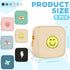 Zubebe 6 Pcs Preppy Patch Cute Makeup Bags Toiletry Bags Skincare Bag Chenille Letter Nylon Bag for Purse Small Zipper Cosmetic Makeup Pouch Prepp...