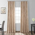 HPD Half Price Drapes Designer Damask Curtains for Room Decoration 96 Inches Long Faux Silk Room Darkening Curtains (1 Panel), 50W x 96L, Beige & ...