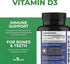 ForestLeaf Vitamin D3 10000IU - Bone Health and Immune Support - Small Easy to Swallow Capsules - Non-GMO Gluten Free VIT D - VIT D3 Vitamin D Sup...