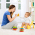 Bath Toys Rainbow Floating Boats with Bathing Spoon, 11 Pcs Water Table Toys Baby Bath Toys for Toddlers 1-3/Infants 6-12-18 Months Bathtub Toys S...