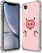 Pig Case for iPhone XR,Gifun Anti-Slide Clear TPU Flexible Protective Case Cover Compatible with iPhone XR 2018 - Pig...