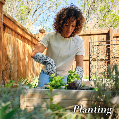 KAYGO Gardening Gloves for Women Long Sleeve, Light Protective Gloves for Yard and Outdoor Work, Best Garden Gifts for Gardener,Gray,M...