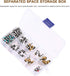 Mtsooning 102PCS Air Conditioning Valve Core Accessories Kit, AC R12 R134A Refrigeration Tire Valve Stem Cores & Removal Installer Tool, R134A Val...