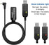 BaoFeng 2.5mm USB Charger Cable with Indicator Light UV-5R AR-152 UV-82 3800mAh Battery UV-S9/9S Two Way Radio (1)...