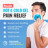 ICEWRAPS Round Ice Packs for Injuries Reusable, Hot and Cold Gel Ice Packs for Injuries, Hot and Warm Compress Soft & Flexible, Fast Relief & Reco...