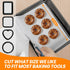Silicone Baking Mat Roll Cut to Size- Food Grade Macaron Bread Pizza Mat- Reusable Silicone Mat for Baking, Washable Oil-Proof Refrigerator Liners...