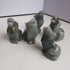 Natural Moonstone Wolf Crystal Figurine, Hand Carved Stone Animal Statues for Home Decor 2.5 Inches...