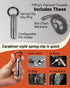 Titanium Torpedo Adjustable-Length Waterproof Keychain Pill Holder Medicine Fob for Travel and Everyday Assurance - Gunmetal - 1 Pack...