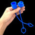 2sets 1/2 ISO A+ISO 5675 Hydraulic Coupler Male Dust Cap and Female Plug Cover,Hydraulic Quick Disconnects Port Plug Cover Fittings, Yellow + blue...