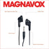 Magnavox MHP4820-BK Gummy Earbuds in Black | Available in Pink, White, Black, Blue, & Teal | Earbuds Gummy | Extra Value Comfort Stereo Earbuds | ...