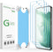 amFilm Magnetic Auto-alignment OneTouch for Samsung Galaxy S22 Screen Protector Tempered Glass 6.1" 2022 Full Coverage Fingerprint ID Compatible E...