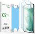 amFilm Magnetic Auto-alignment OneTouch for Samsung Galaxy S22 Screen Protector Tempered Glass 6.1" 2022 Full Coverage Fingerprint ID Compatible E...