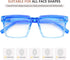 Eyekepper Design Reading Glasses for Women - Fashionable Oversized Readers - Blue +4.00...