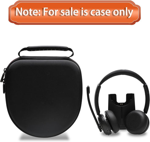 LTGEM Hard Case for LEVN LE-HS013 Superior Wireless Headset & Charging Base - Travel Protective Carrying Storage Bag...