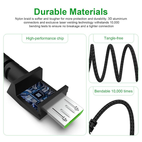 Mouse Micro USB Cable Compatible with Razer Viper Ultimate, Naga Pro 20000 DPI, DeathAdder V2 Pro, Basilisk Ultimate Mouse, 5.9ft...