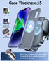 Wireless Car Charger, Lekente 15W Qi Fast Charging Car Phone Mount | Auto-Clamping Air Vent Car Cell Phone Holder for iPhone 15/14 /13/12 /11 /X/X...