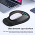 Soqool Mouse Pad, Ergonomic Mouse Pad with Comfortable Gel Wrist Rest Support and Non-Slip PU Base for Easy Typing Pain Relief, Durable and Washab...