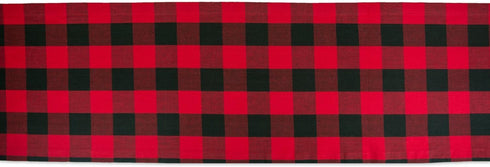 DII Buffalo Check Collection, Classic Farmhouse Table Runner, 14x108, Red & Black...